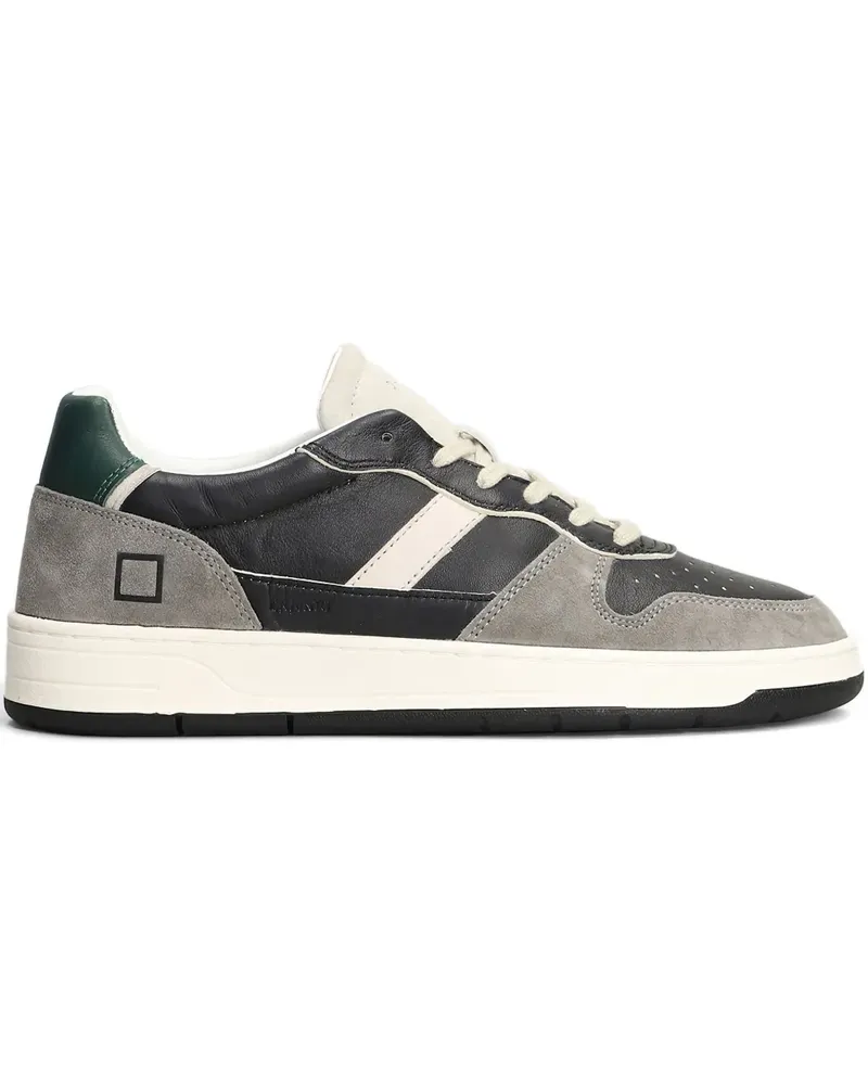 D.A.T.E. Sneakers mit Wildledereinsatz - Grau Grau
