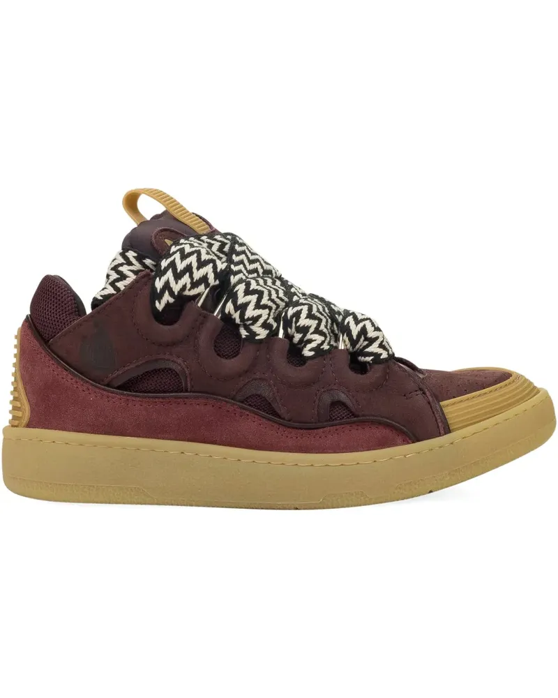 Lanvin Curb "Bordeaux" Sneakers - Rot Rot