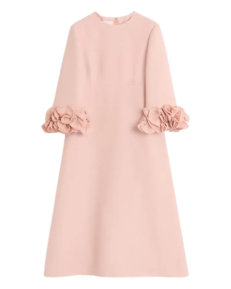 Valentino Garavani Crepe Couture Midikleid - Rosa Rosa