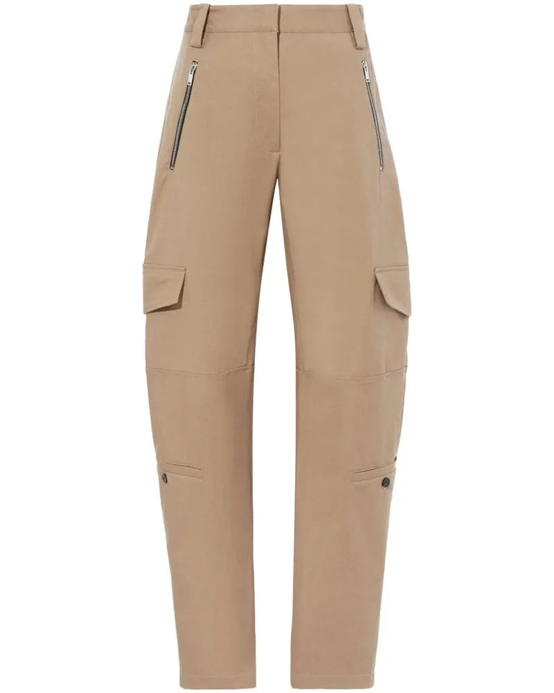 Proenza Schouler Jackson Cargohose mit Tapered-Schnitt Nude