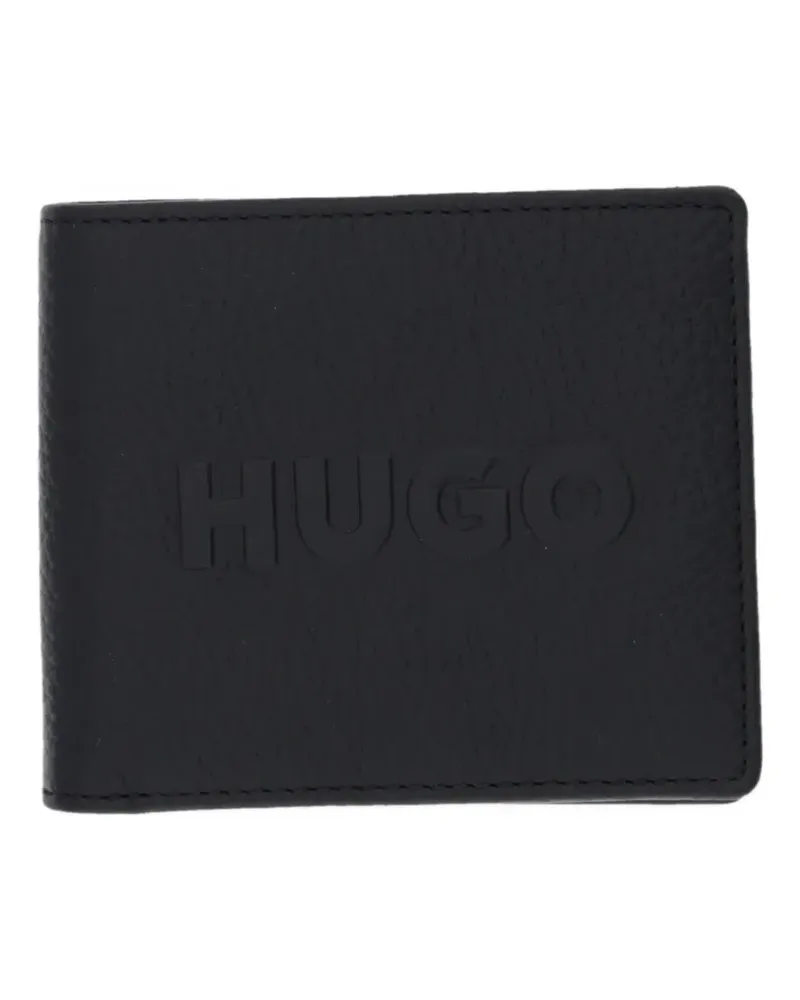 HUGO BOSS logo-embossed wallet - Schwarz Schwarz