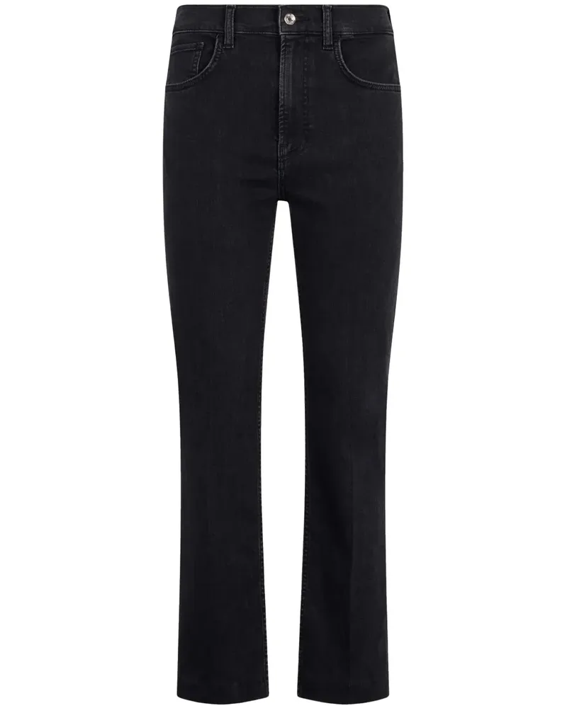 Liu Jo Bootcut-Jeans mit hohem Bund - Schwarz Schwarz