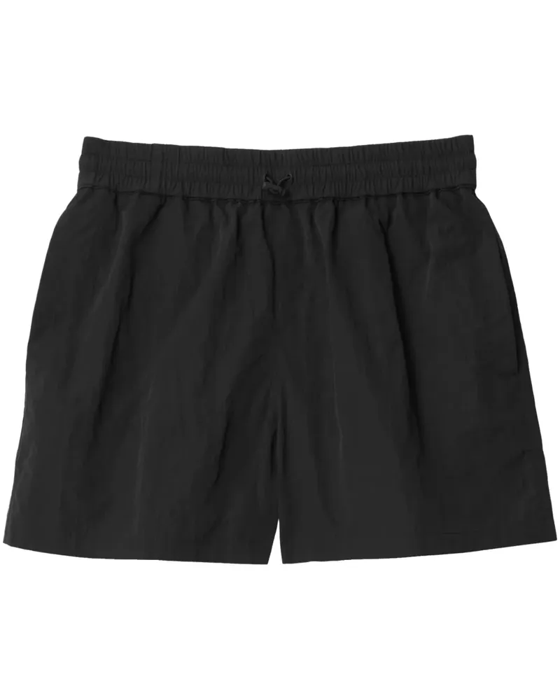 Burberry Shorts mit Logo-Applikation - Schwarz Schwarz