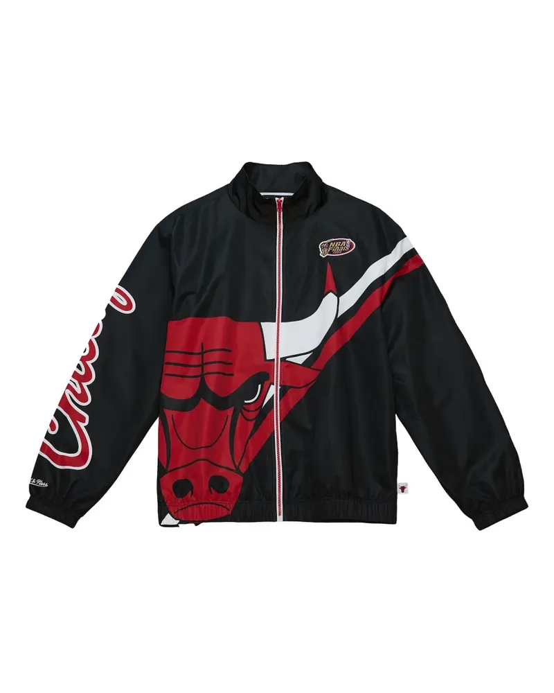 Mitchell & Ness x Vancouver Grizzlies 75th Anniversary Hardwood graphic lightweight jacket - Schwarz Schwarz