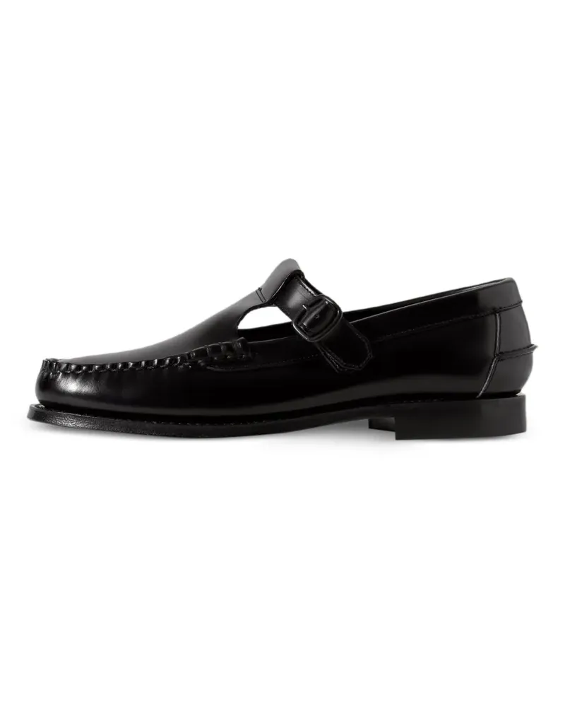 HEREU Alber Loafer mit T-Riemen - Schwarz Schwarz
