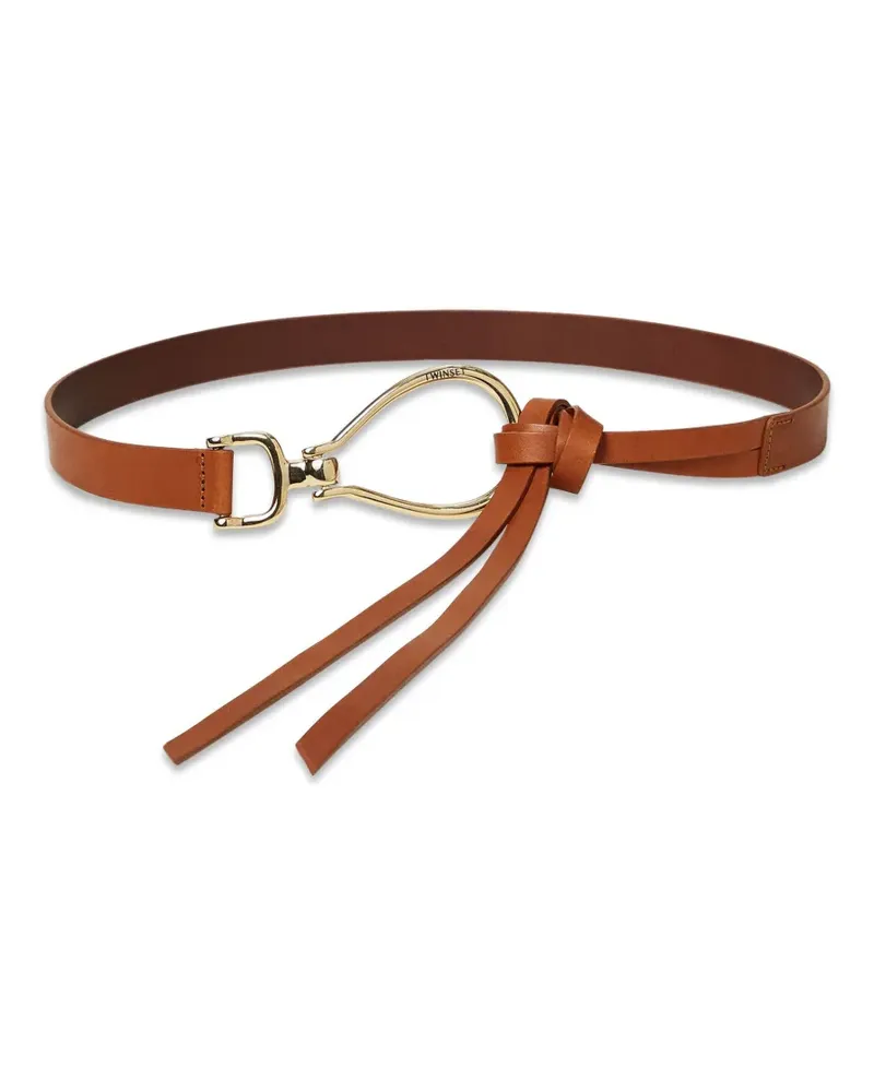 Twin-Set Gürtel mit Knoten - Braun Braun