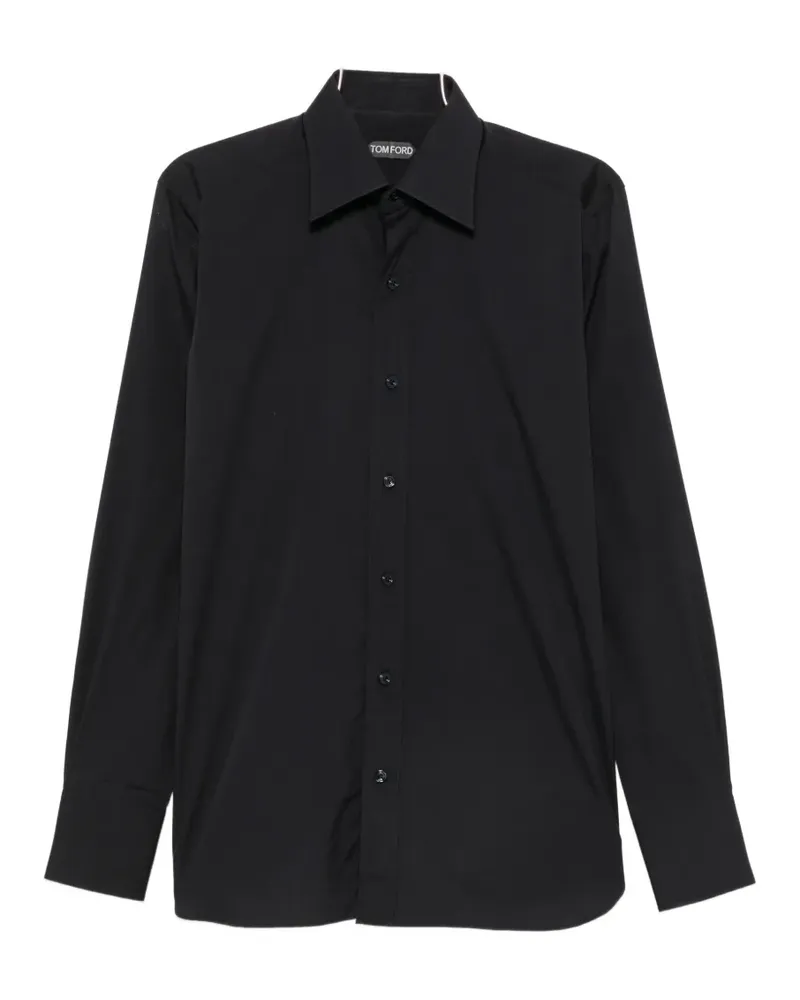 Tom Ford button-down long-sleeve shirt - Schwarz Schwarz
