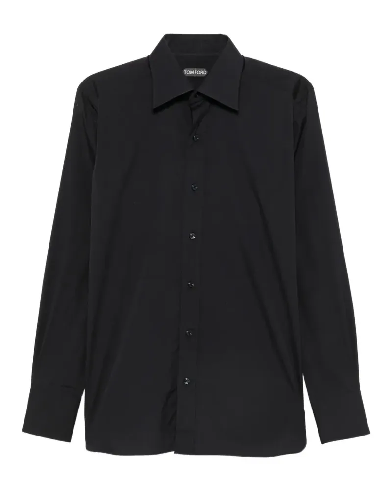 Tom Ford button-down long-sleeve shirt - Schwarz Schwarz