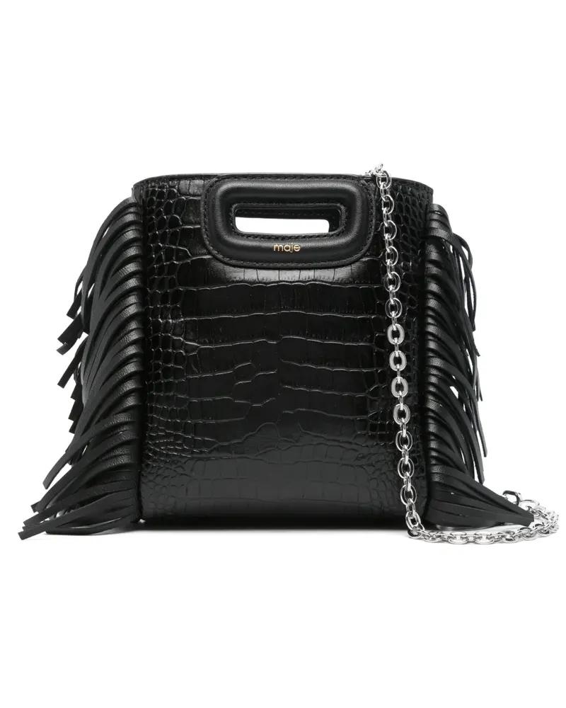 Maje Mini M Shopper - Schwarz Schwarz