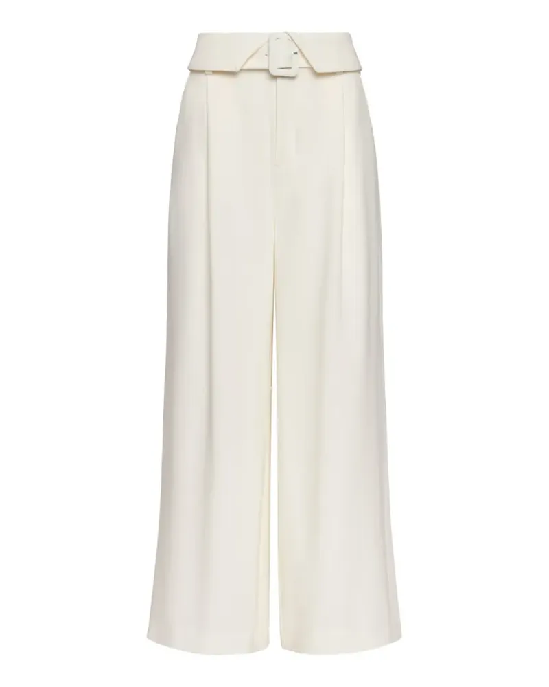 Cinq à Sept Lorena buckle belt trousers - Nude Nude