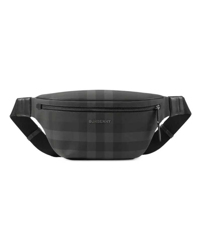 Burberry Karierte Cason Gürteltasche - Schwarz Schwarz