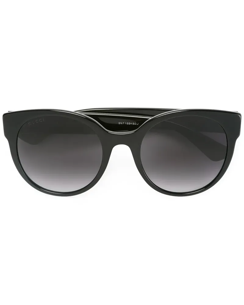 Gucci Sonnenbrille mit Cat-Eye-Gestell - Schwarz Schwarz