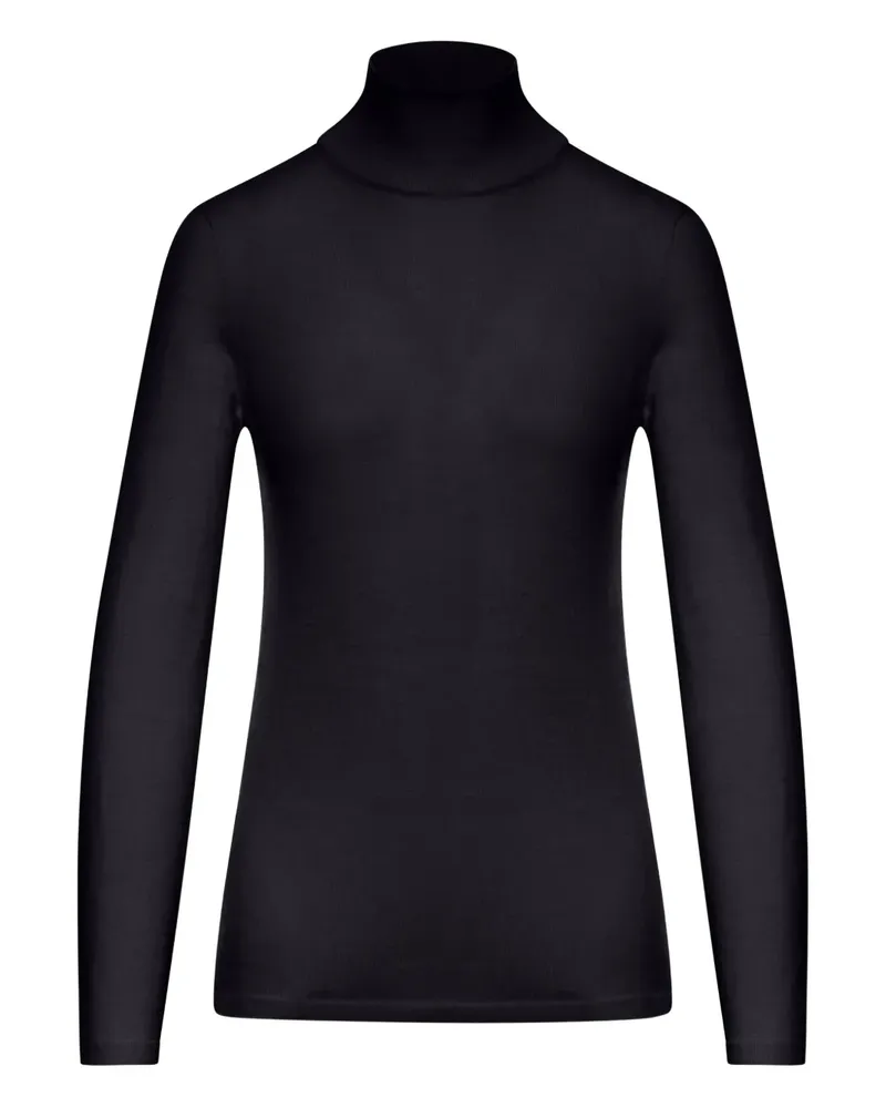 Max Mara Kaschmirpullover mit Rollkragen - Schwarz Schwarz