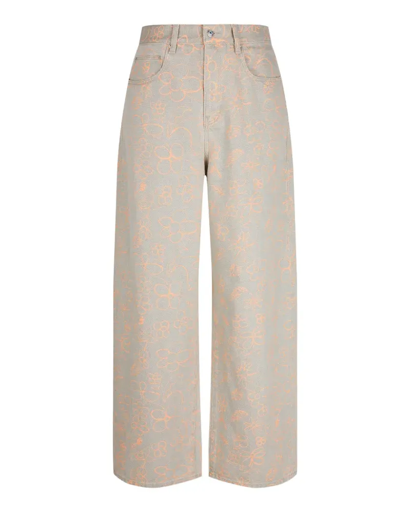 JNBY Jeans mit Blumen-Print - Nude Nude