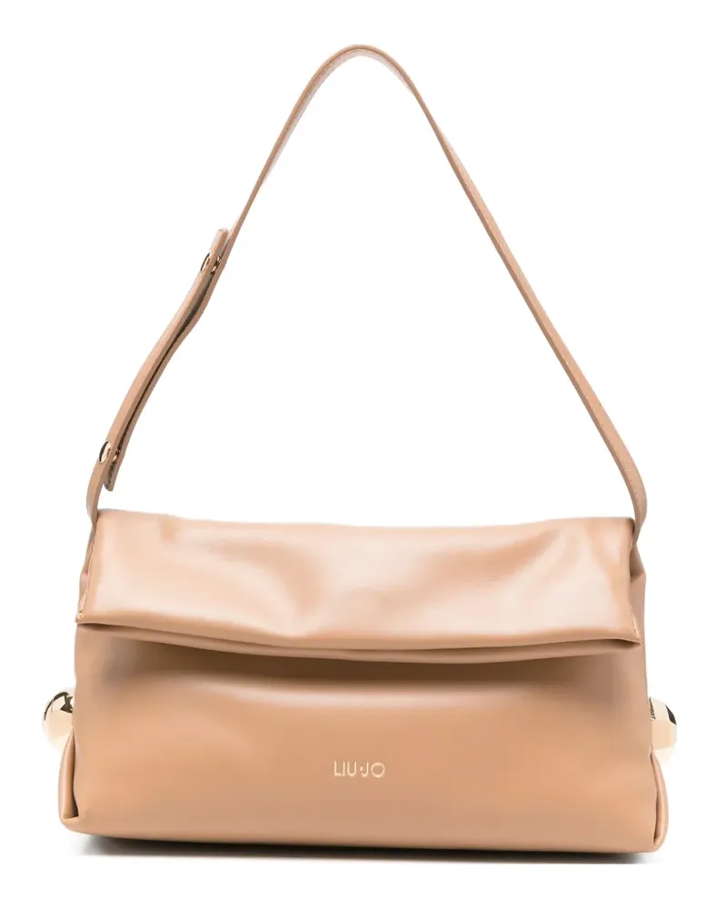 Liu Jo Schultertasche mit Logo - Nude Nude
