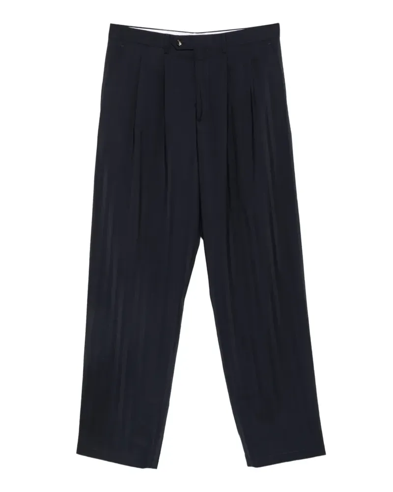 LC23 pleated trousers - Blau Blau