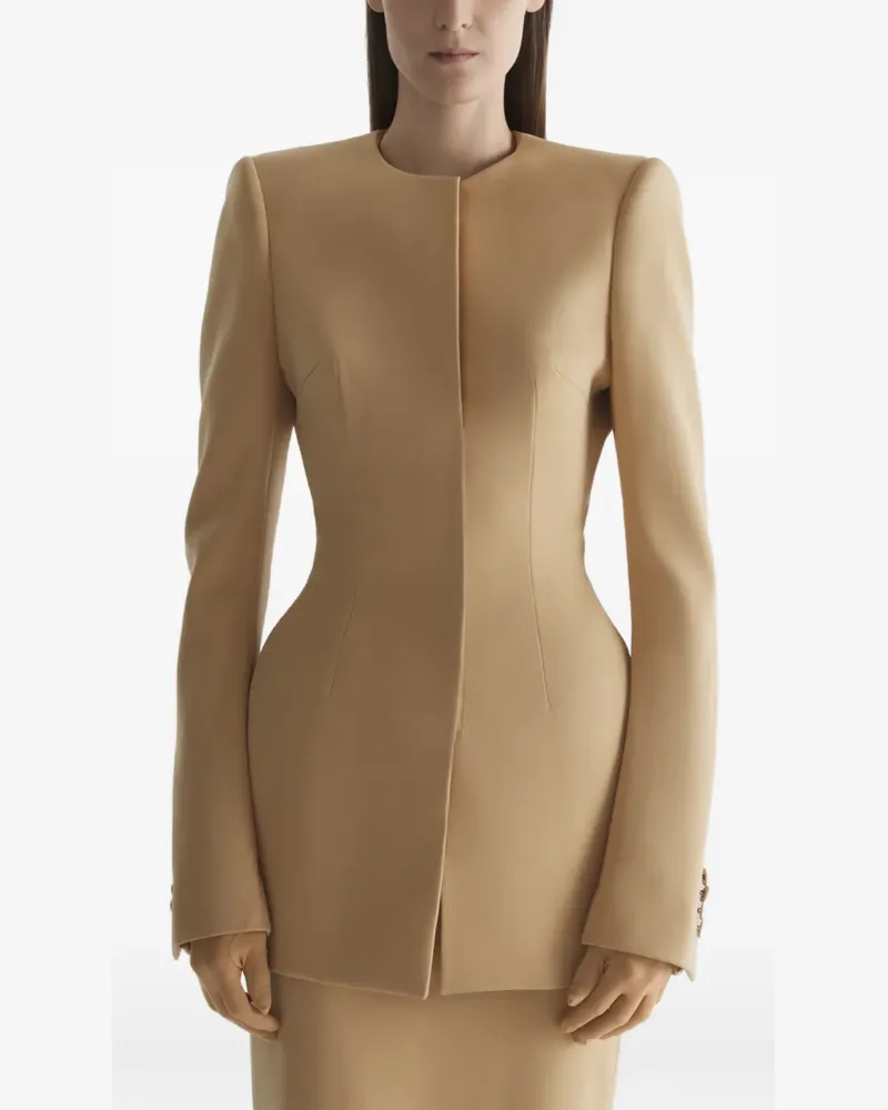 Thierry Mugler Hourglass jacket - Nude Nude