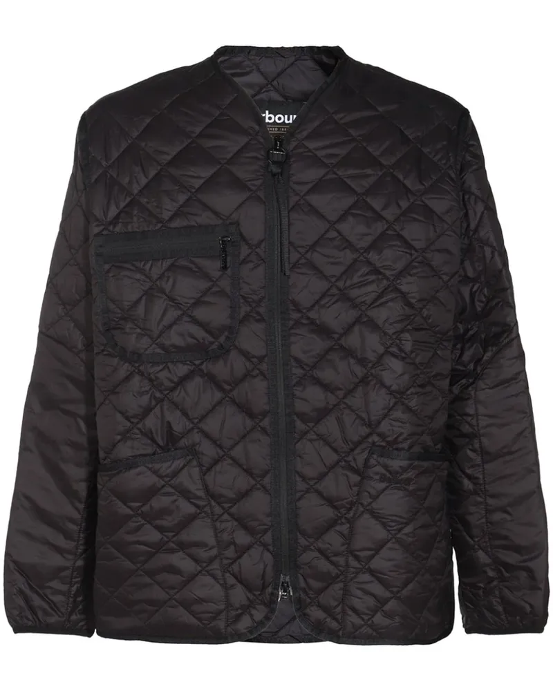 Barbour Gesteppte Liddesdale Jacke Schwarz