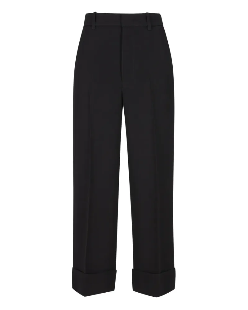 Gucci Hose mit Umschlag - Schwarz Schwarz