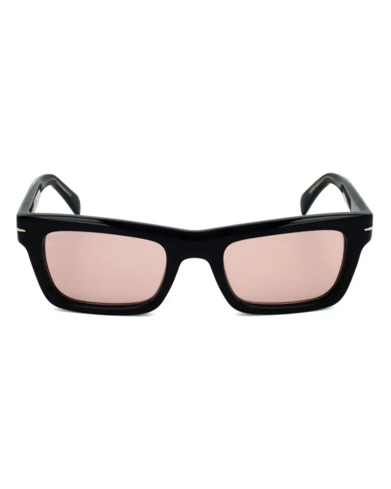 EYEWEAR by DAVID BECKHAM Sonnenbrille mit eckigem Gestell - Schwarz Schwarz