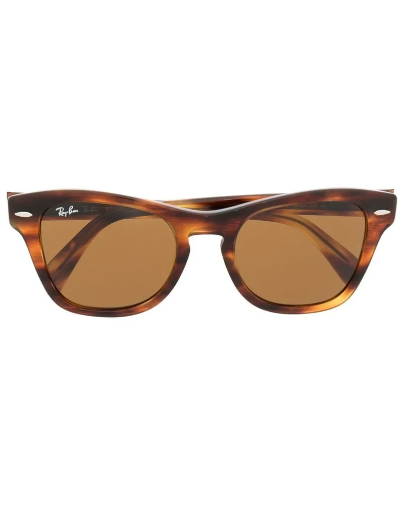 Ray Ban Sonnenbrille mit Cat-Eye-Gestell - Braun Braun