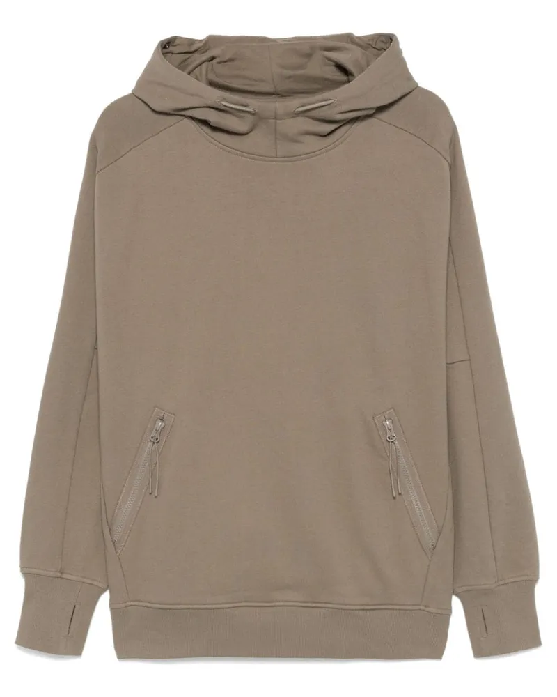 C.P. Company Hoodie mit Goggles-Detail - Grün Grün