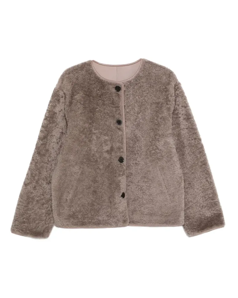 Arma Lucine Jacke mit Knopfverschluss - Braun Braun