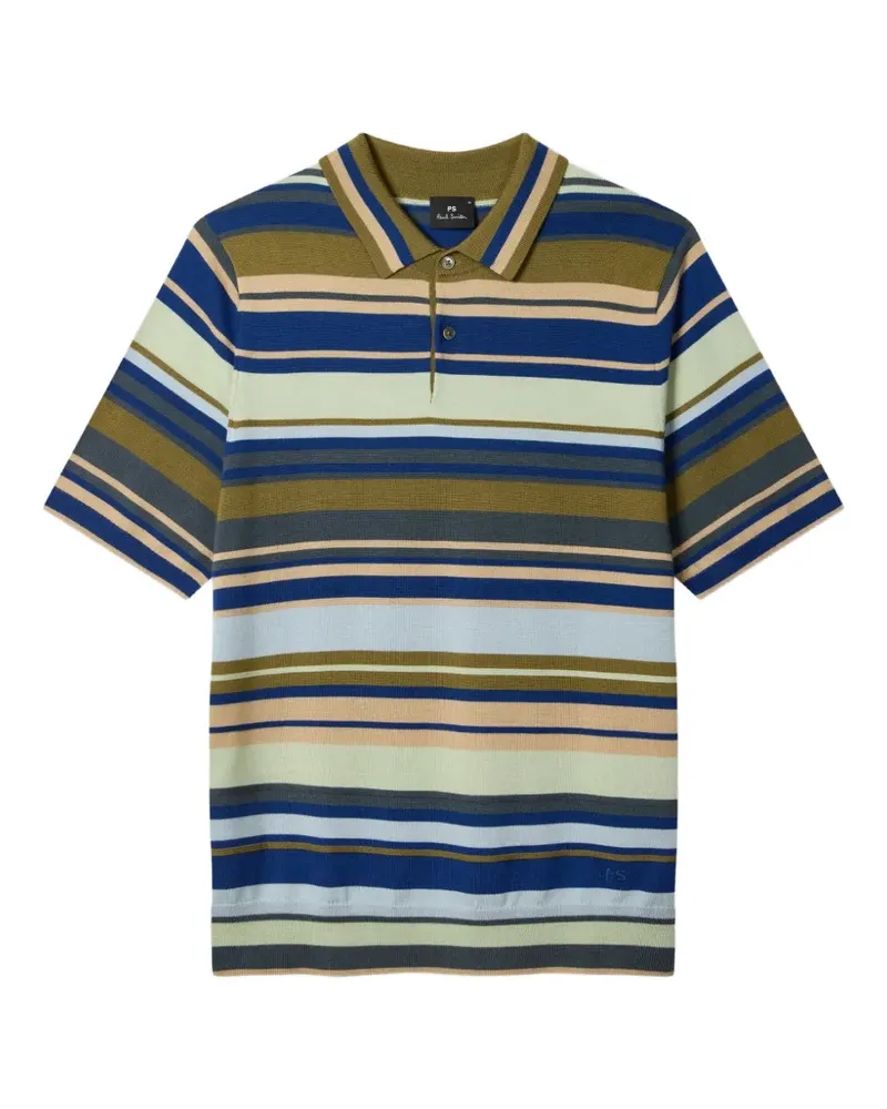 Paul Smith striped polo shirt - Grün Grün