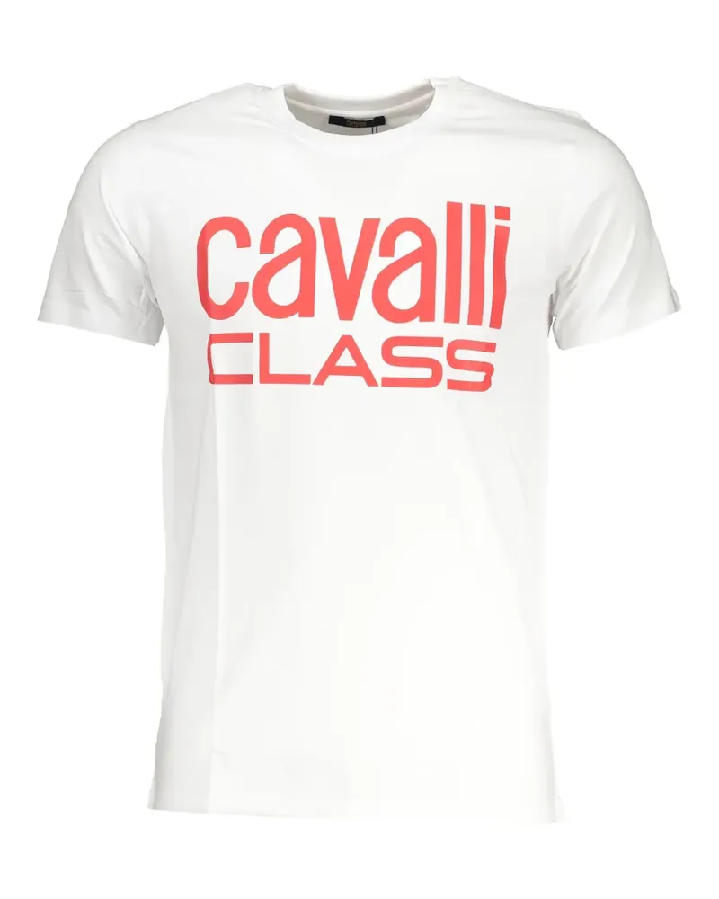 Roberto Cavalli T-Shirt mit Logo-Print - Weiß Weiß