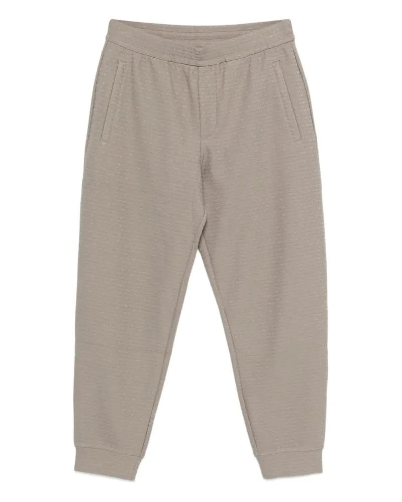 Emporio Armani Jogginghose mit Logo-Muster - Grau Grau