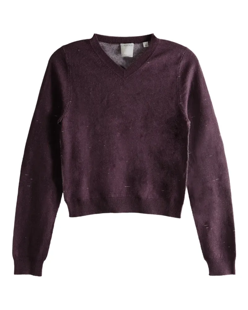 Calvin Klein V-neck sweater - Violett Violett