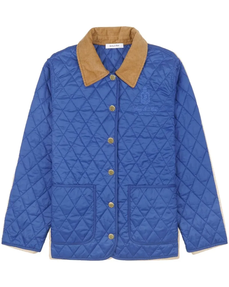 SPORTY & RICH Vendome Steppjacke - Blau Blau