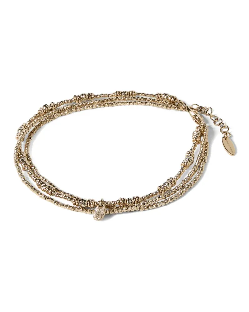 Brunello Cucinelli sterling silver anklet - Gold Gold
