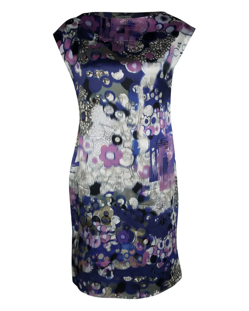 Erdem Kleid mit abstraktem Print - Blau Blau