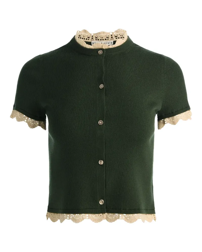 Alice + Olivia Ciara cardigan - Grün Grün
