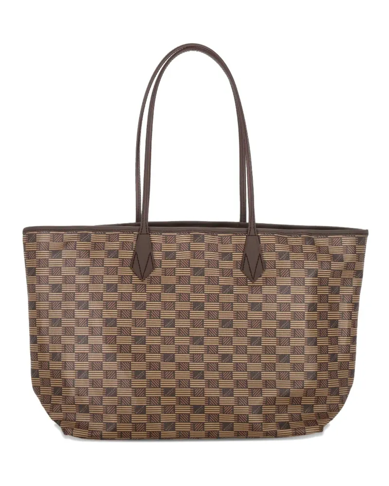 Moreau Paris Gemusterter Shopper - Braun Braun