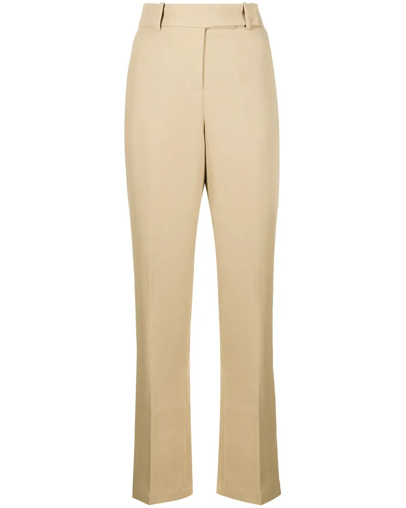 Michael Kors Taillenhose mit geradem Bein - Nude Nude