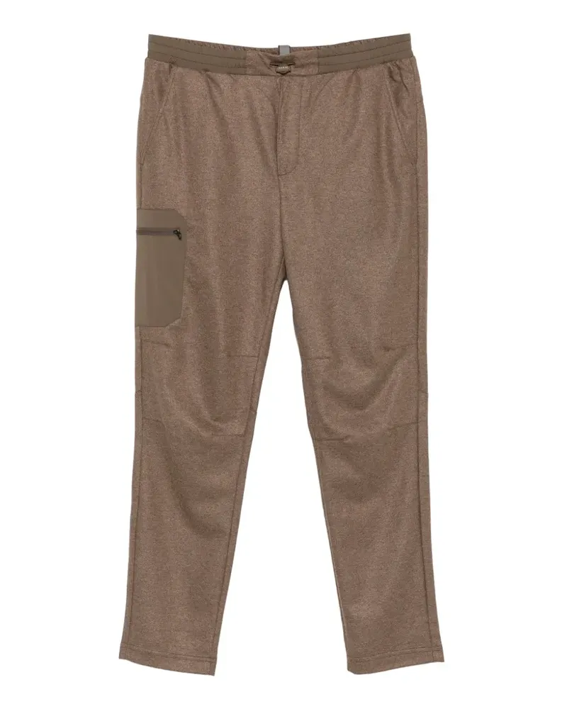 SEASE drawstring-waistband cashmere track pants - Braun Braun