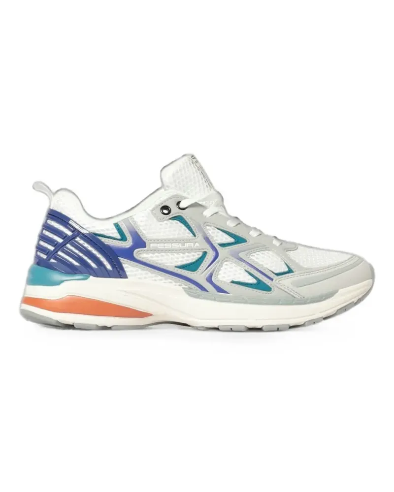 Fessura City Sneakers mit Einsätzen aus Wildleder - Weiß Weiß