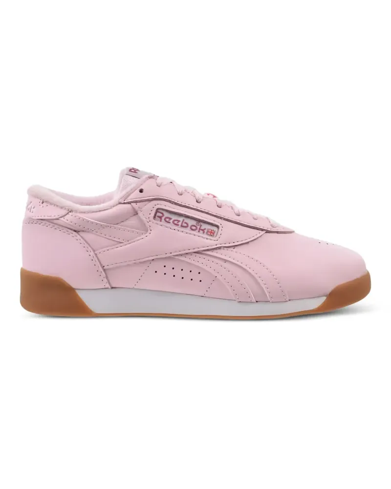 Reebok Perforierte Freestyle Lo Shoes Sneakers - Rosa Rosa