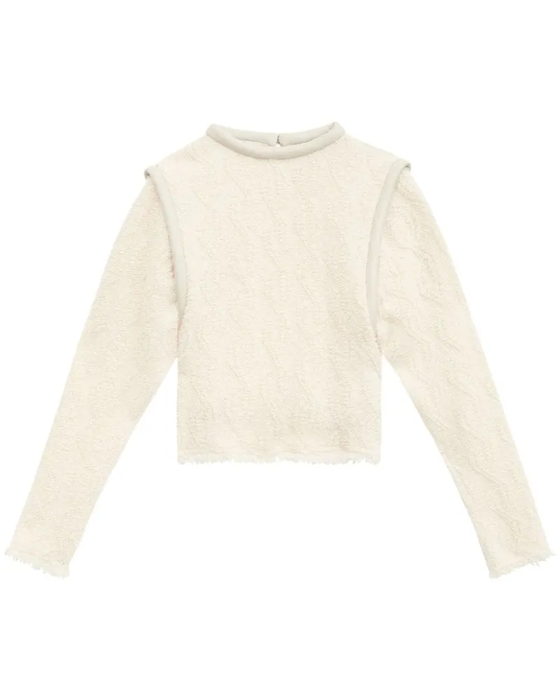 Isabel Marant Pullover mit texturiertem Finish Nude