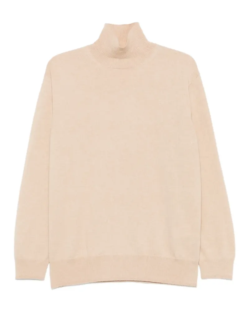 Malo high-neck cashmere sweater - Nude Nude