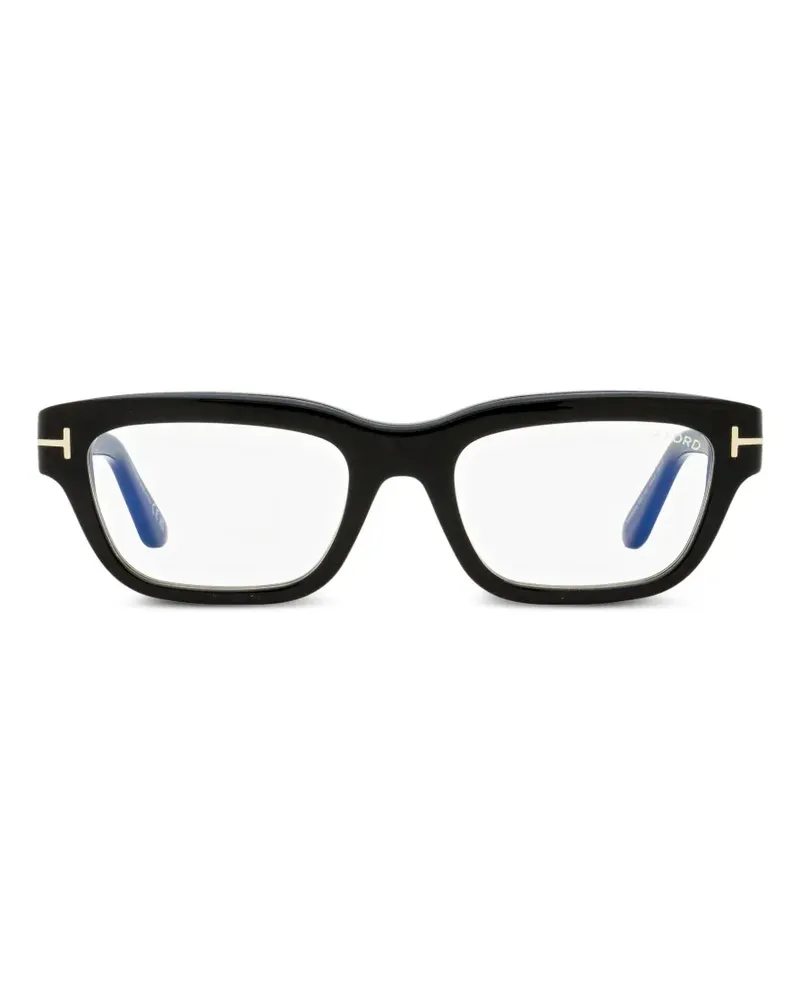Tom Ford rectangular-frame glasses - Schwarz Schwarz
