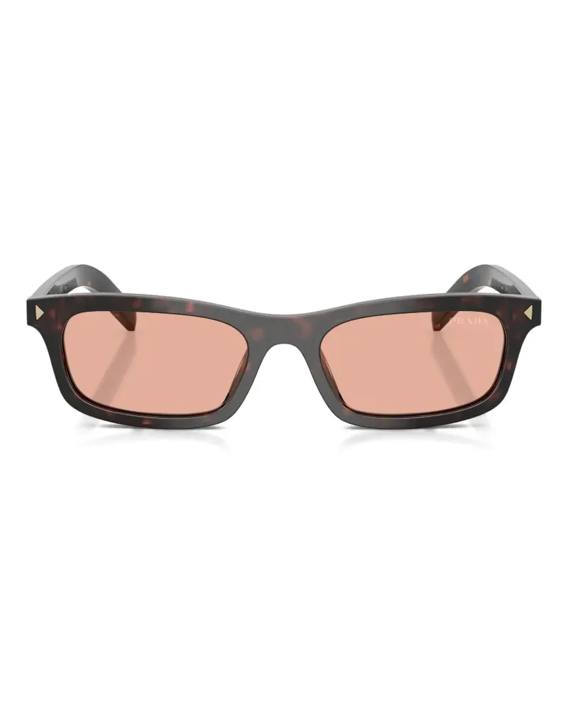 Prada rectangle-frame sunglasses - Braun Braun
