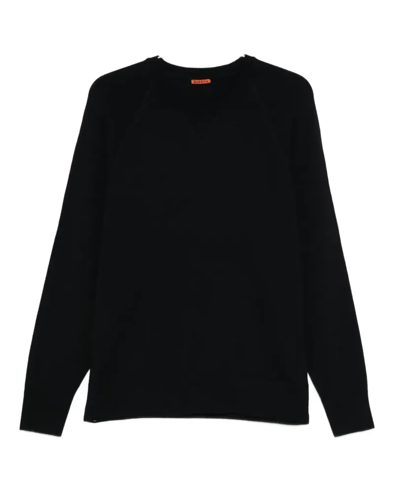 BARENA raglan-sleeve sweater - Schwarz Schwarz