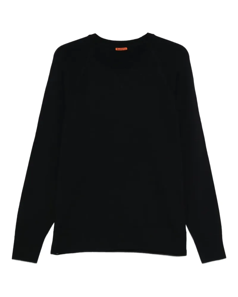 BARENA Pullover mit Raglanärmeln - Schwarz Schwarz