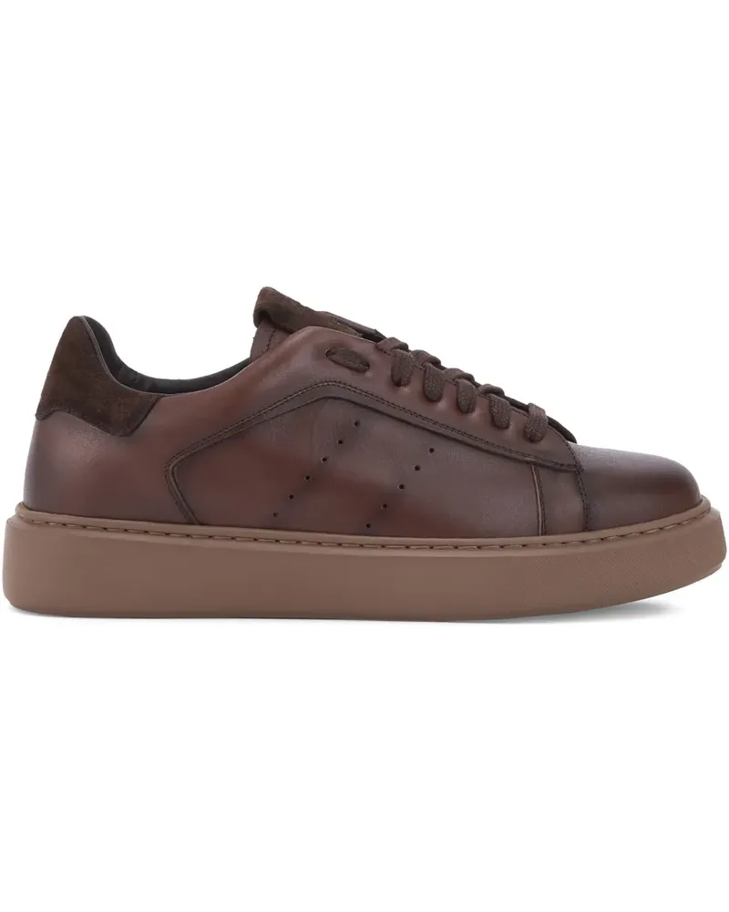 CALCE Sneakers mit perforiertem Detail - Braun Braun