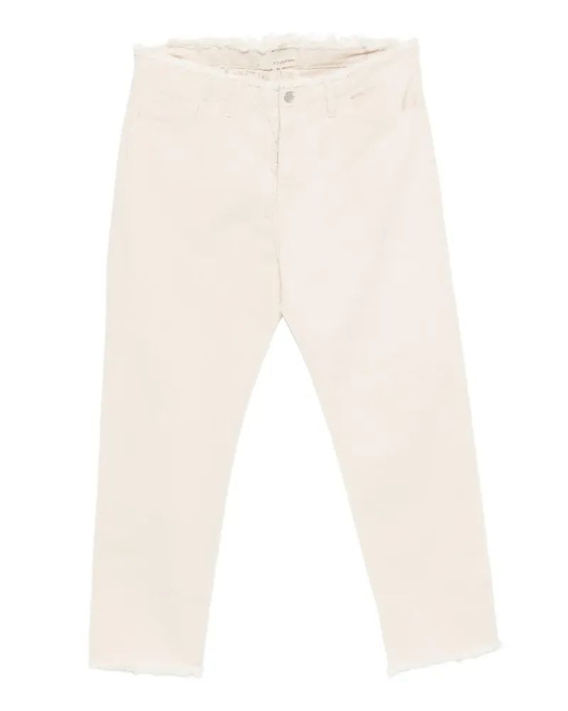 Costumein Jeans raw-edge jeans - Nude Nude