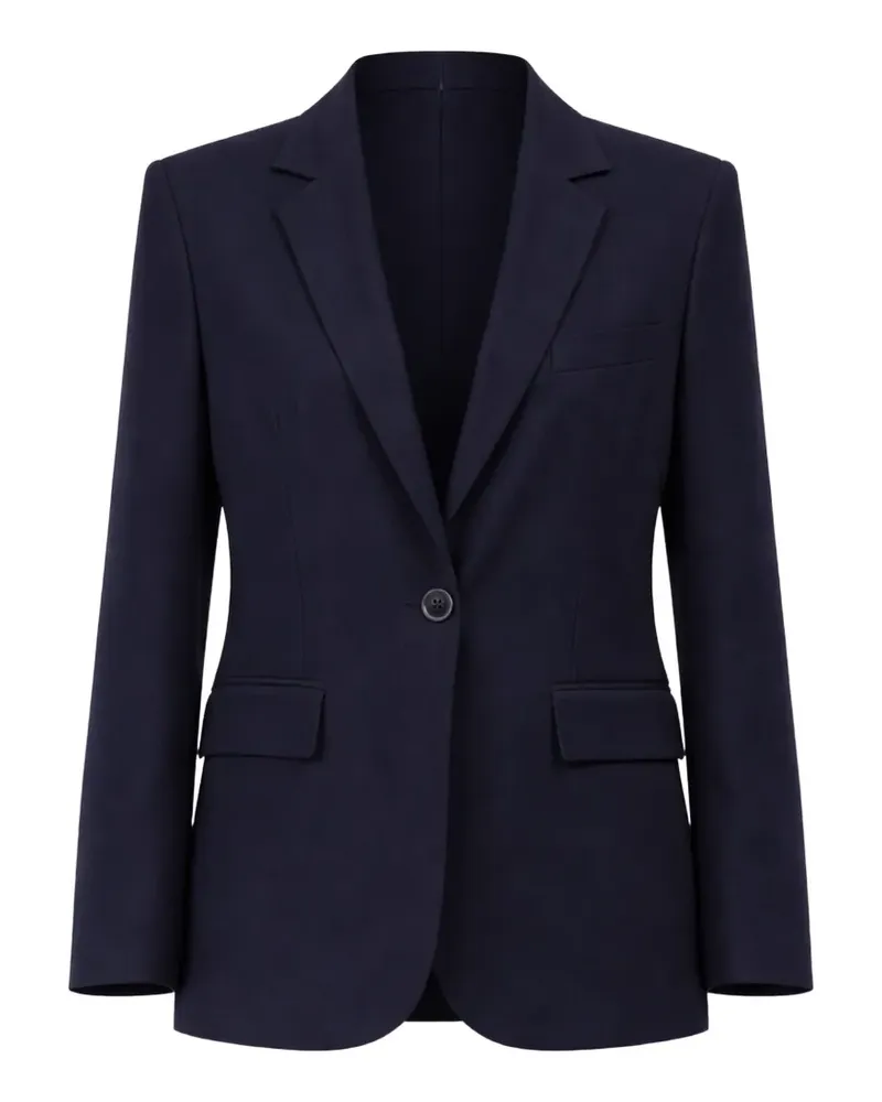 ODEEH single-breasted notched-lapel blazer - Blau Blau