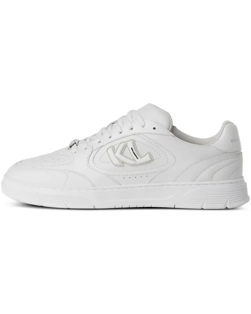 Karl Lagerfeld Sneakers mit Logo-Patch - Weiß Weiß